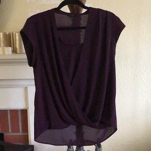 Halogen Faux Wrap Blouse